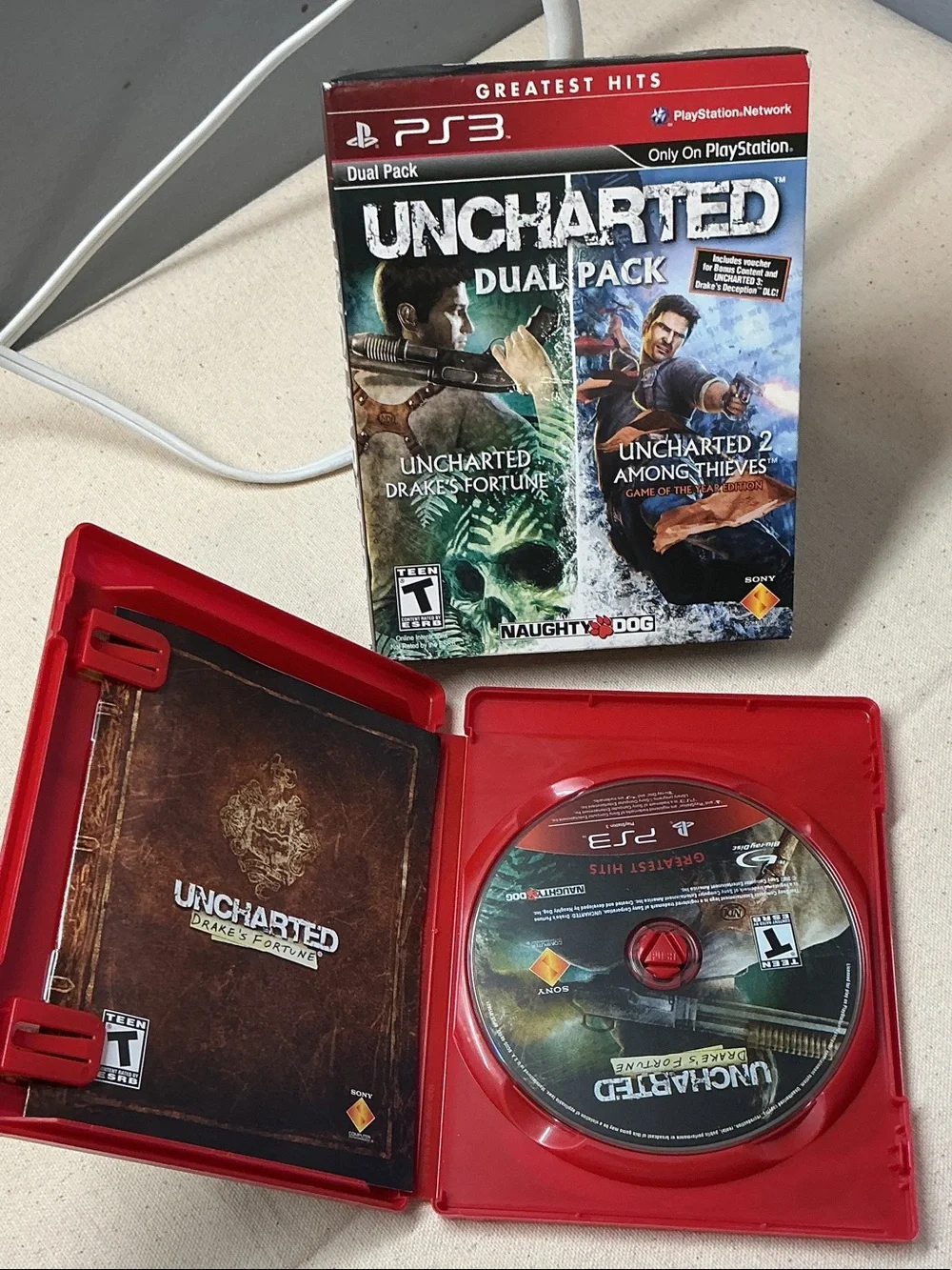 Uncharted Dual Pack PS3 – Blue, Green, Red